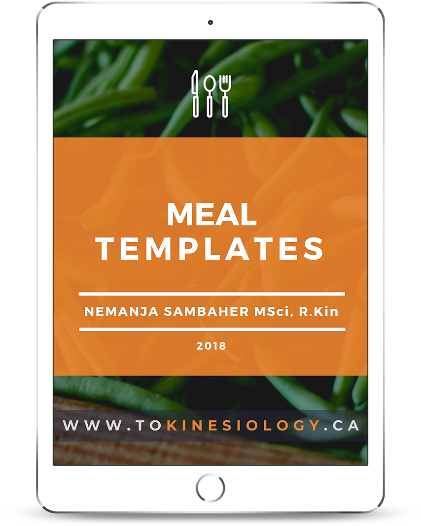 Meal Templates ebook